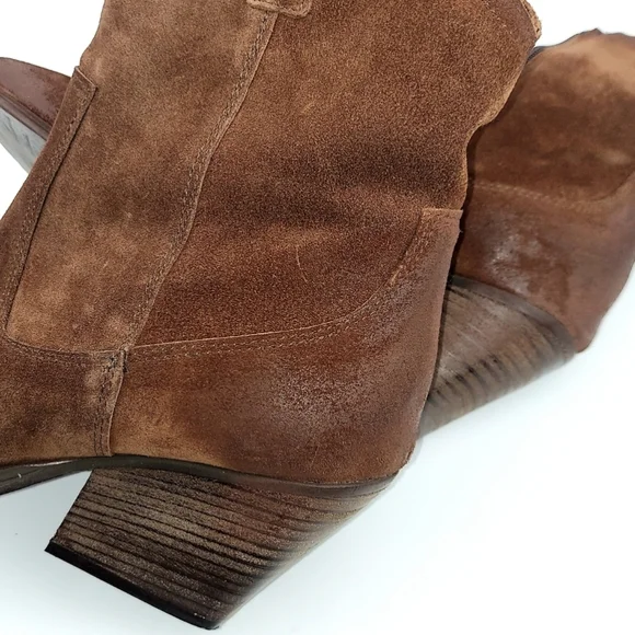 Emanuele Crasto Brown Suede Western Boots EU 39 - Picture 6 of 14